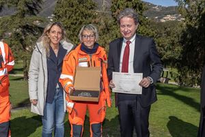 Kia dona una Soul 100% elettrica attrezzata per il primo soccorso all’Associazione Volontari Sant’Anna di Rapallo 
