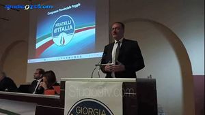 Congresso provinciale di Fratelli d'Italia a Foggia (video)