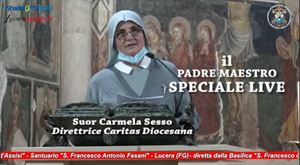 Padre Maestro SPECIALE LIVE- La povertà, oggi - 3^ parte: suor Carmela Sesso