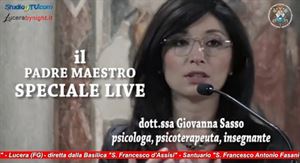 Padre Maestro SPECIALE LIVE- La povertà, oggi - 7^ parte: dott.ssa Giovanna Sasso