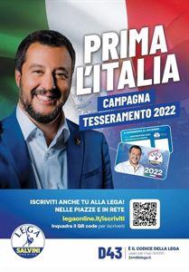 Cusmai (Lega): Campagna tesseramento 2022, si inizia domani a Foggia