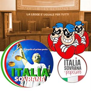 Tribunale: Italia Sovrana quella vera porta in tribunale la falsa per plagio.