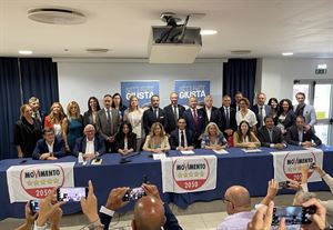 Presentazione dei candidati del M5S in Puglia per le prossime politiche