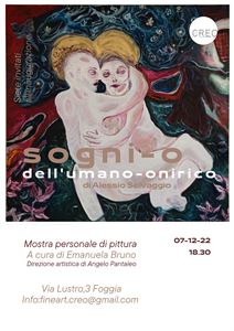 Personale dell'artista Alessio Selvaggio presso la Galleria Creo di Foggia 