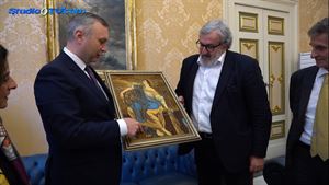 Emiliano incontra l'Ambasciatore straordinario d'Ucraina