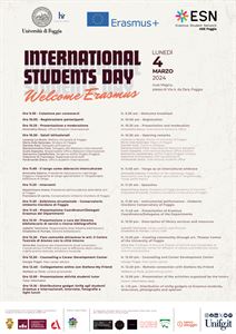 International students day - 'Welcome Erasmus': una giornata celebrativa della diversità culturale.