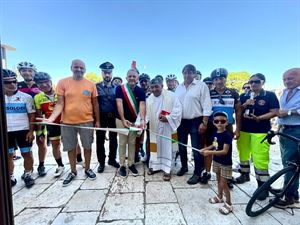 CANDELA, INAUGURATA LA VELOSTAZIONE